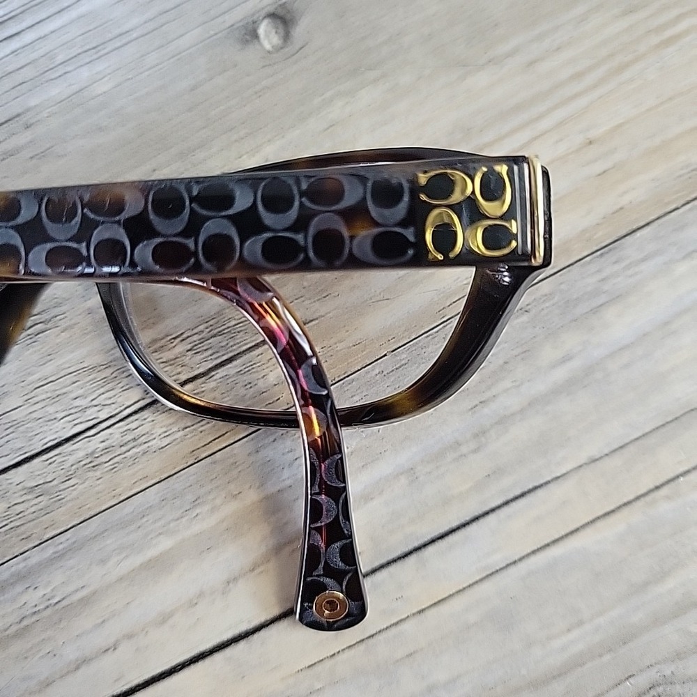 Coach Eyeglasses HC 6002 Cecilia 5055 Dark Tortoise Frames Only 51-16 135‎ - Picture 9 of 14